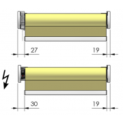Тканинні ролети система відкритого типу Concept 42